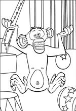 Ausmalbild Madagascar 3